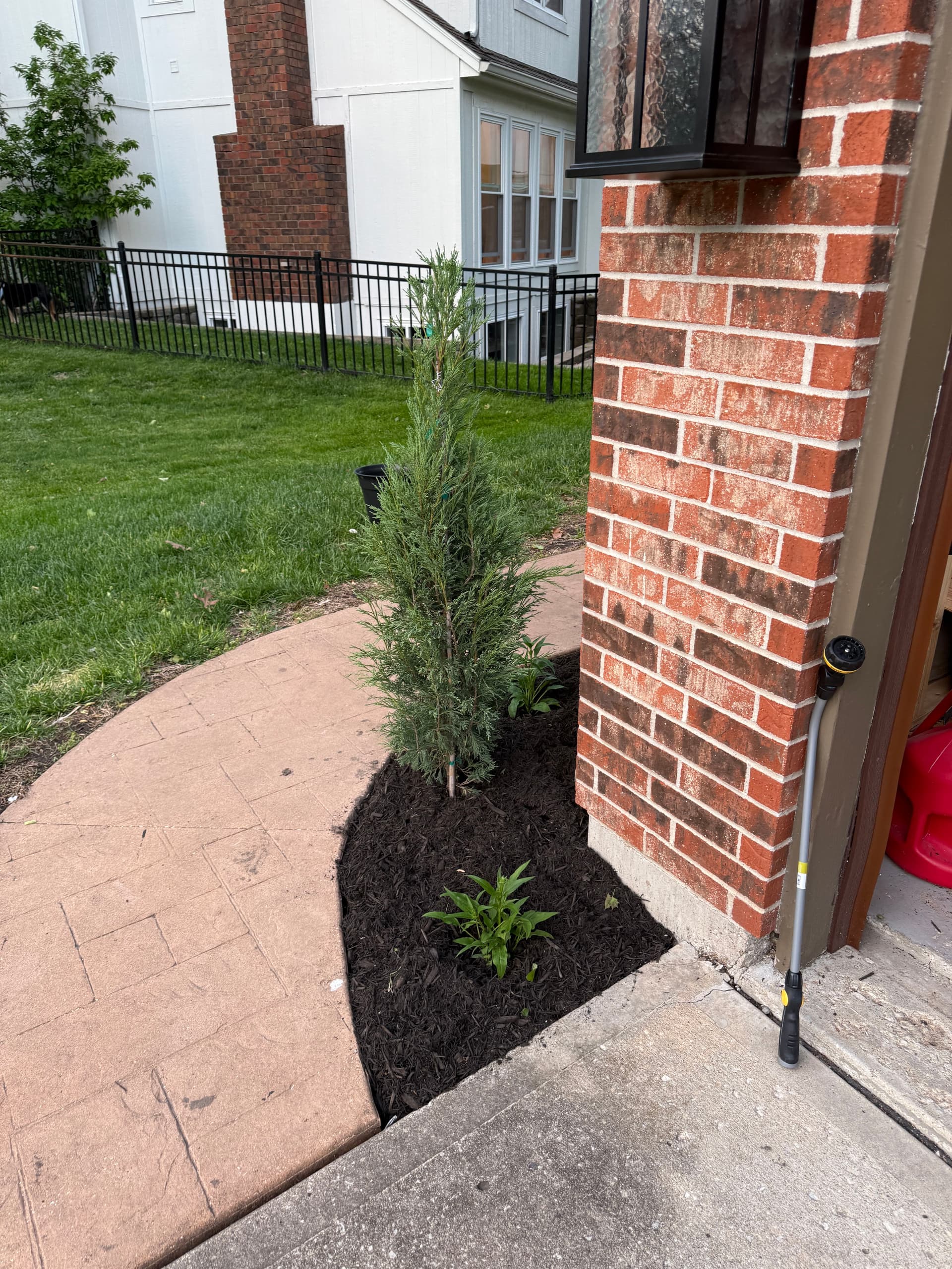 Gallery photos for New Trees, Perennials and Fresh Mulch Boost Curb Appeal in Leawood: Image #3