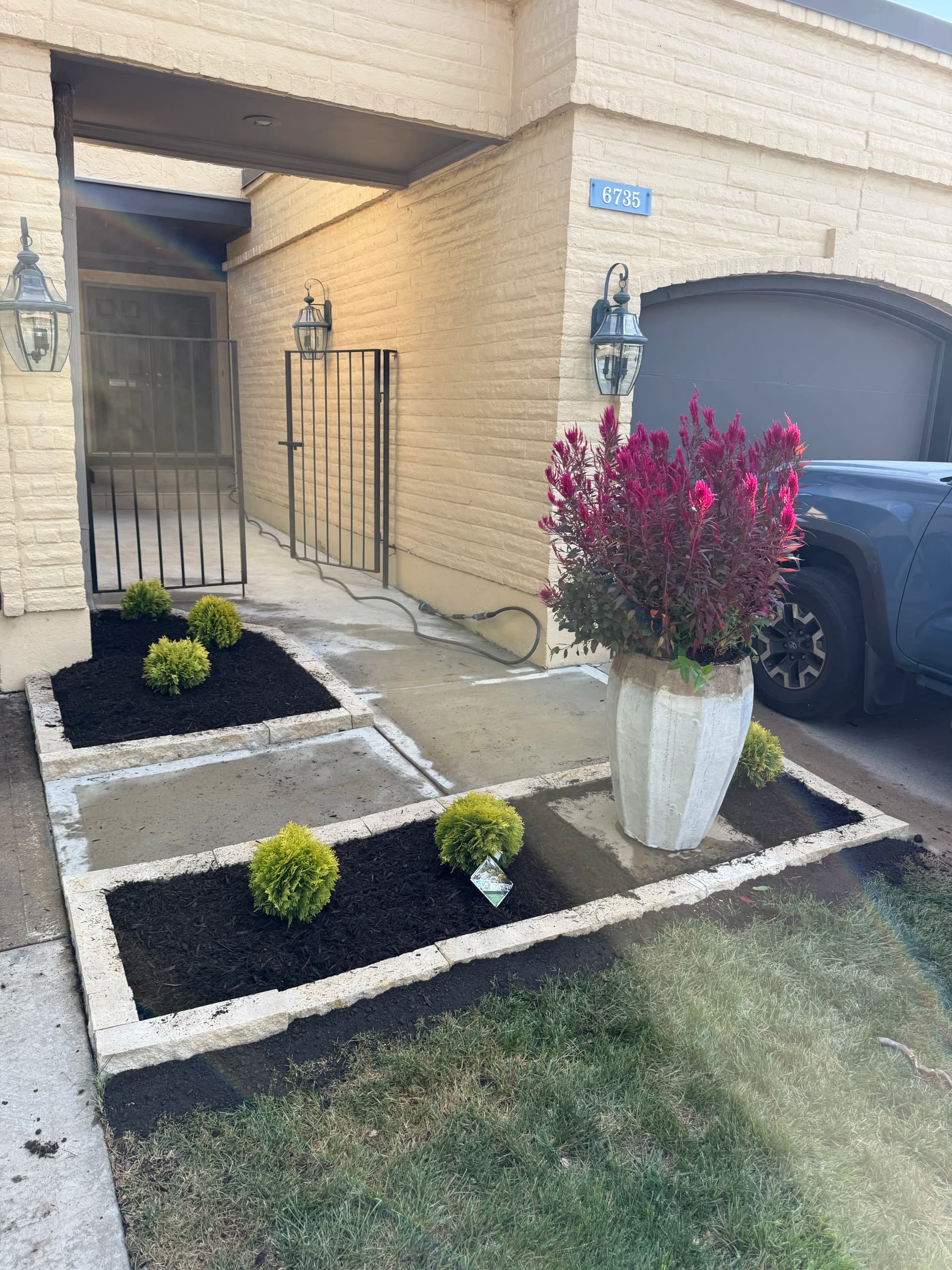 Gallery photos for Front Entry Garden Makeover in Overland Park: Image #1