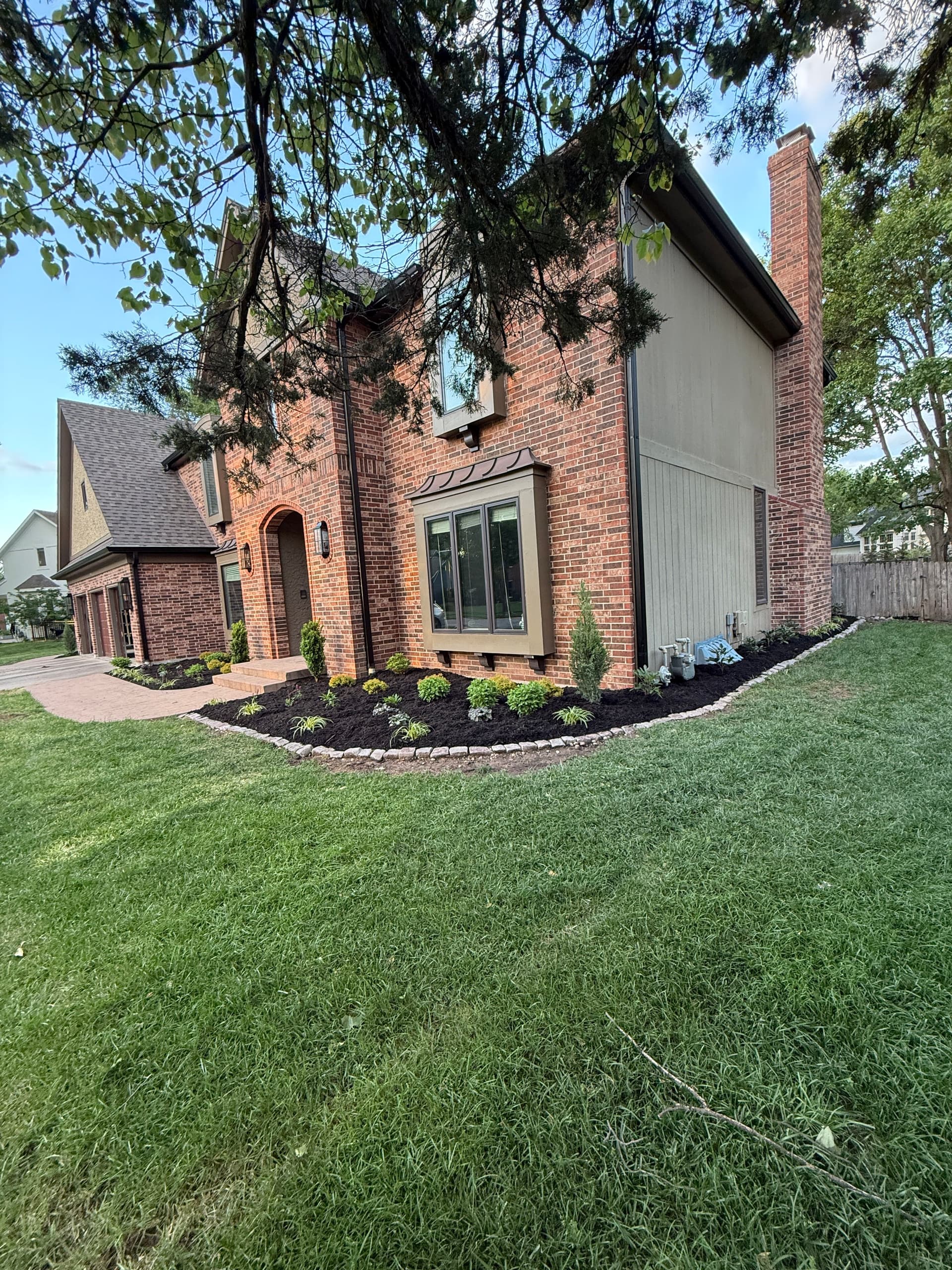New Trees, Perennials and Fresh Mulch Boost Curb Appeal in Leawood image
