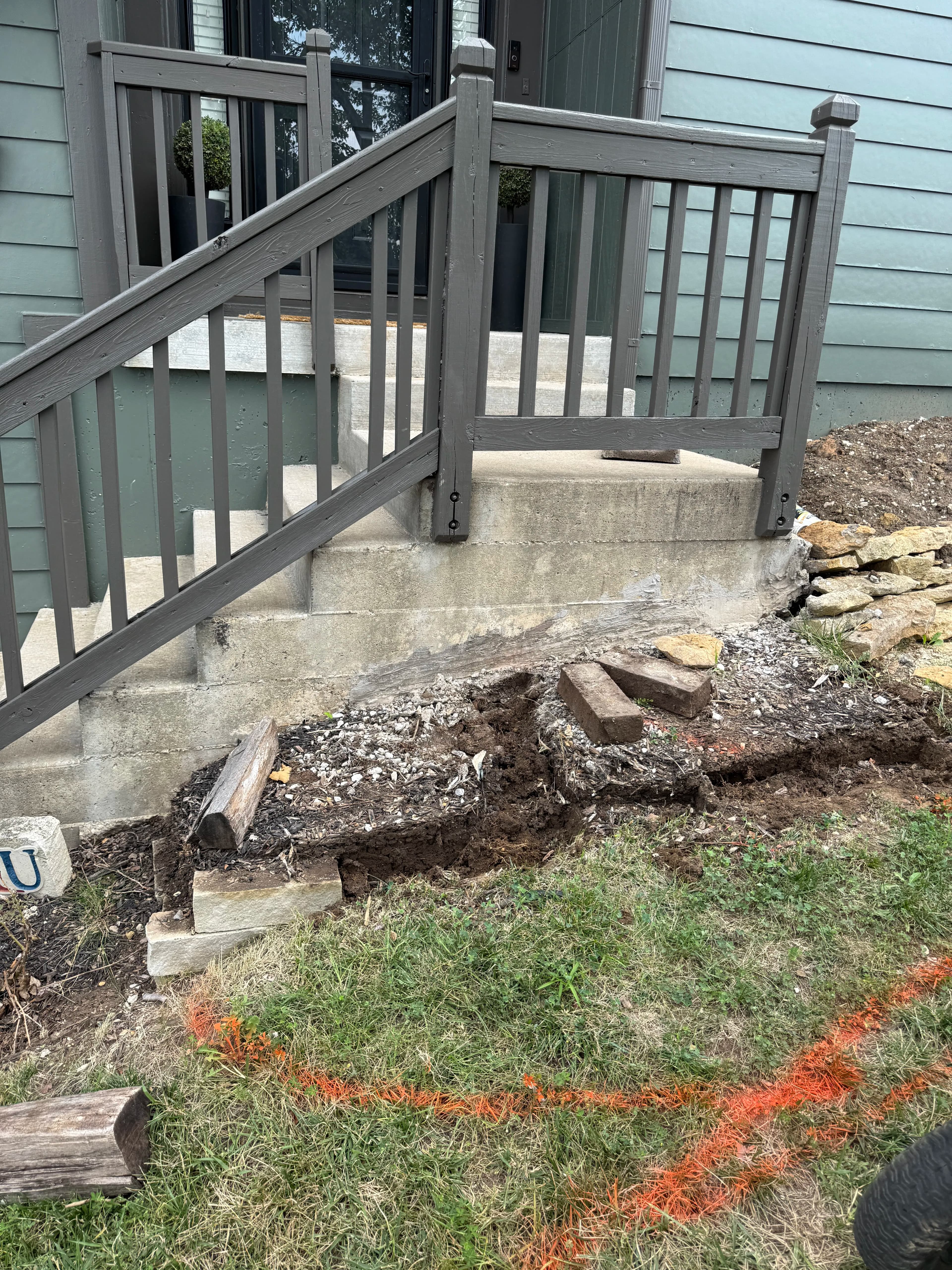 Project Retaining Wall and Front Entry Landscape Makeover in Olathe image