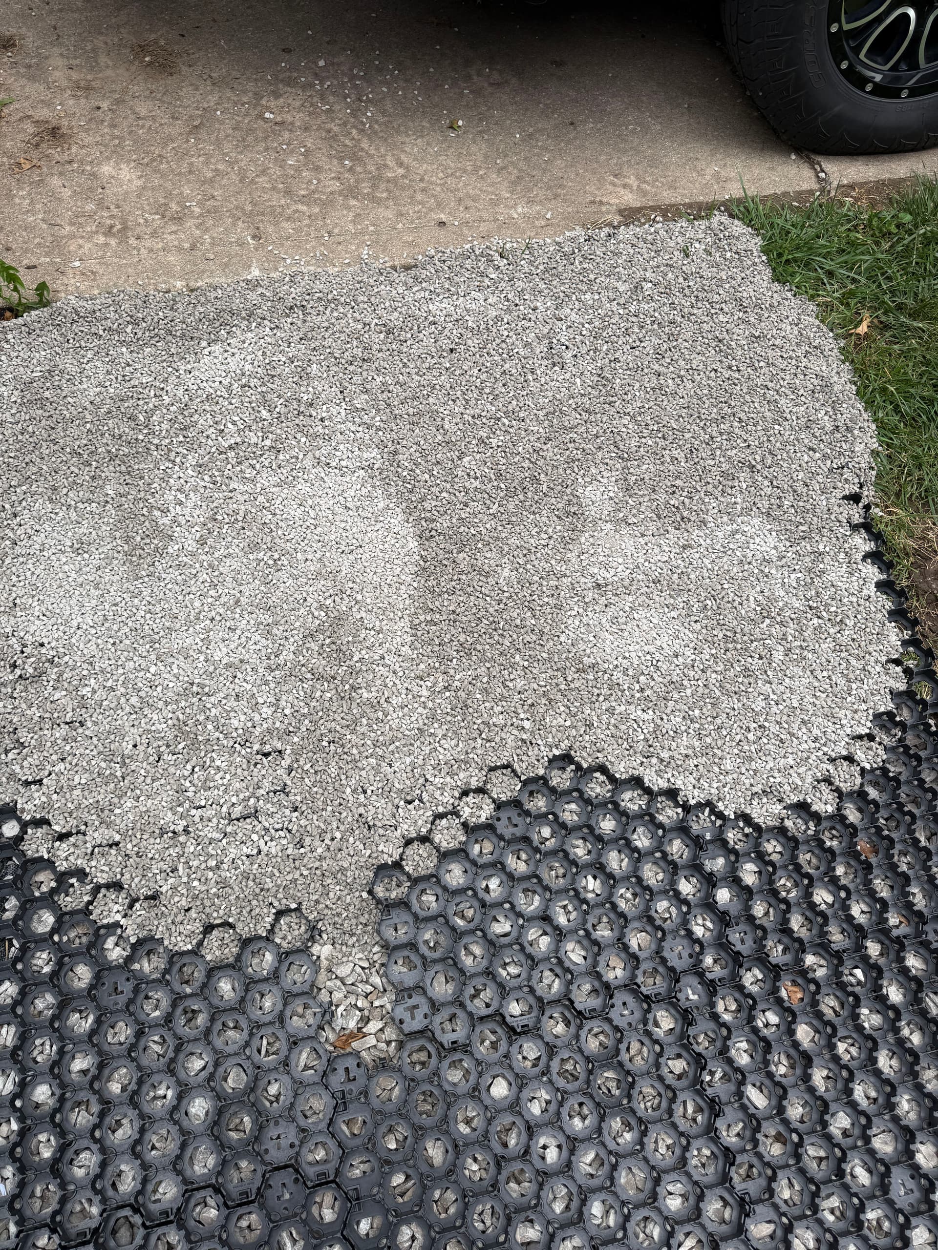Gallery photos for Permeable Paver and Gravel Drainage Fix in Overland Park: Image #1