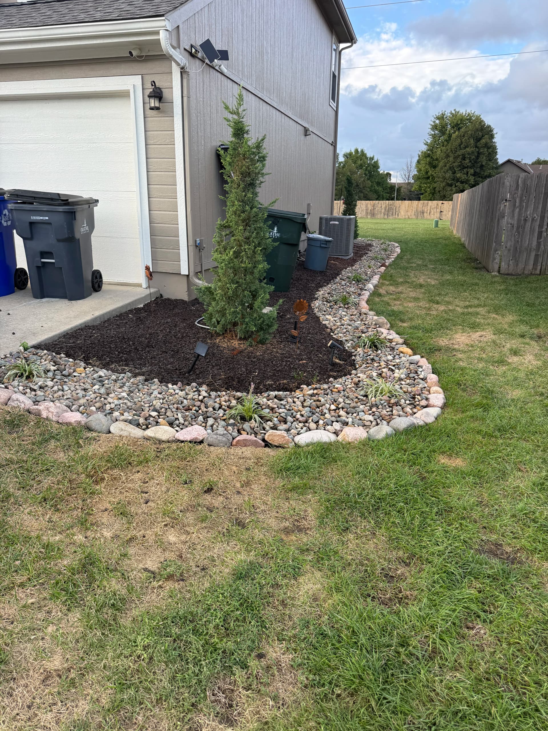 Gallery photos for Decorative Gravel and Perennial Planting Upgrade in Olathe: Image #3