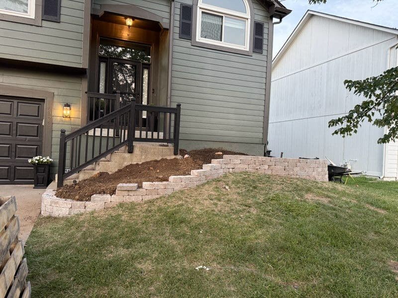Gallery photos for Transformative Retaining Wall in Olathe: Image #1