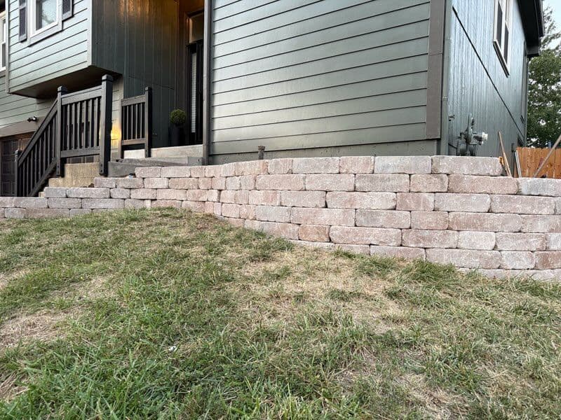 Gallery photos for Transformative Retaining Wall in Olathe: Image #3