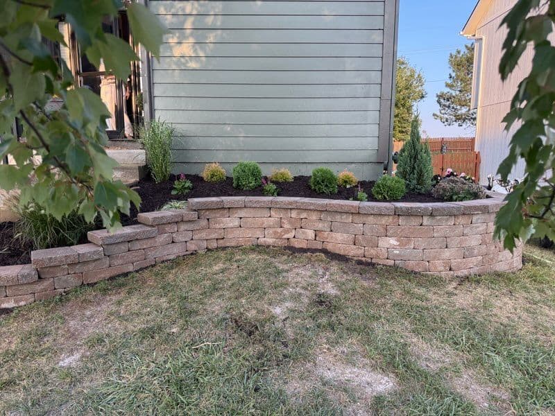 Gallery photos for Elevated Garden Transformation with Shrubs in Olathe: Image #1