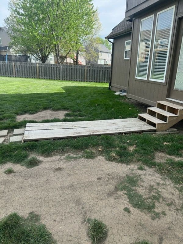 Project Backyard Paver Patio Transformation in Olathe image
