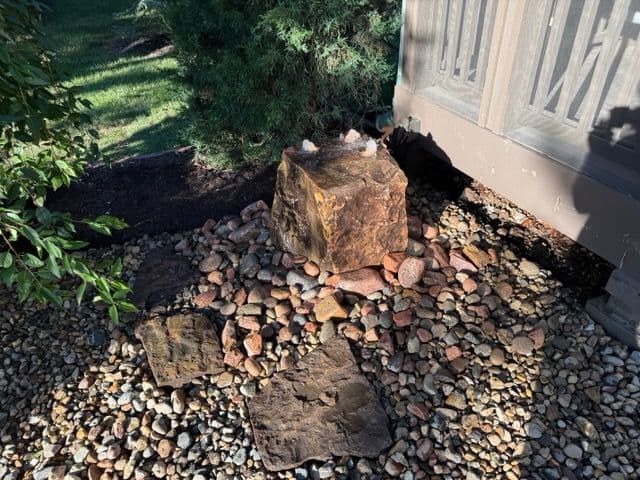 Project Serene Rock Garden and Fountain Installation image