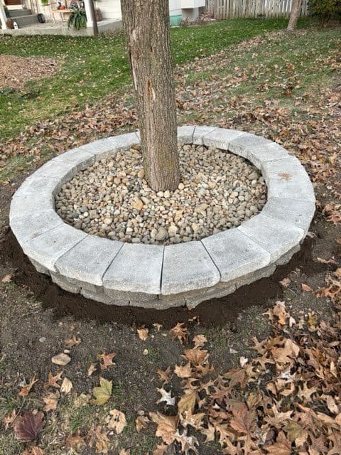 Gallery photos for Olathe Kansas Retaining Wall and Landscape Upgrade: Image #2