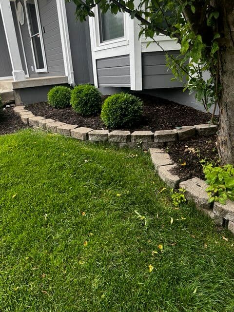 Stunning Garden Transformation with Stacked Stone