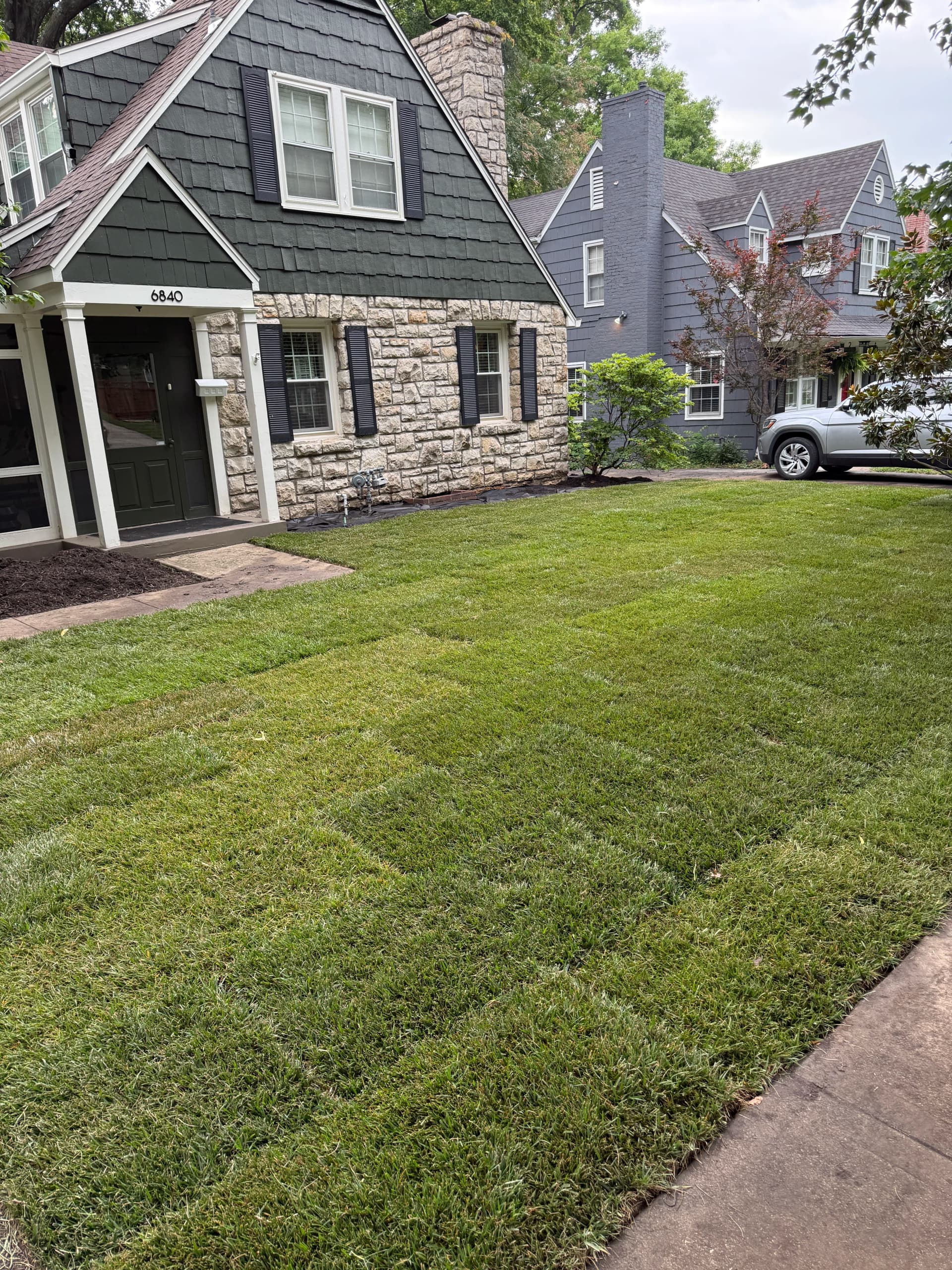 Gallery photos for Full Front and Backyard Sod Remodel in Brookside: Image #1